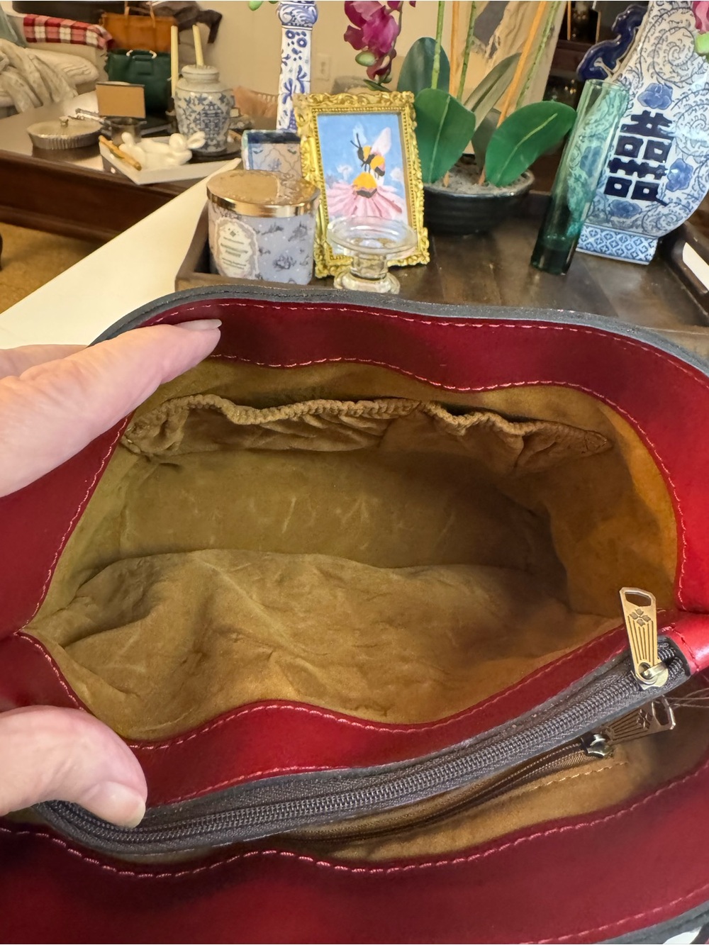 ❤️❤️ NWT PATRICIA NASH IRVING BUCKET BAG! ❤️❤️ - Picture 9 of 11